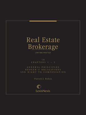 cover image of Real Estate Brokerage Law and Practice
